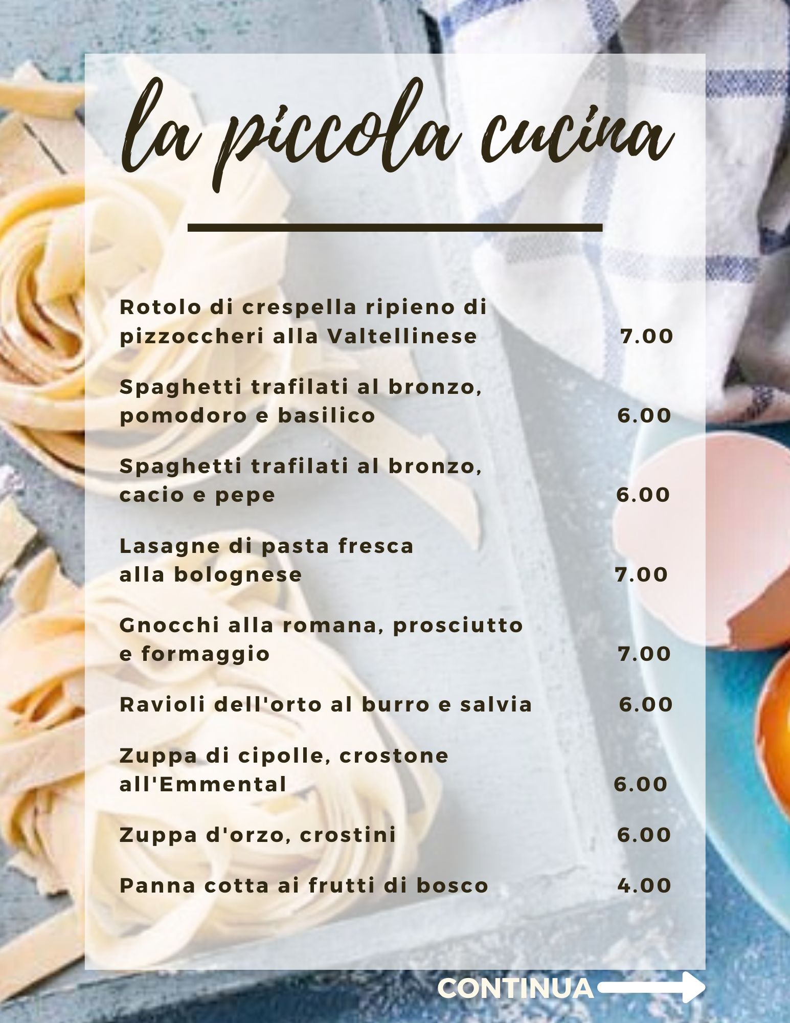 Mamma Ciccia DELIVERY: Piccola cucina